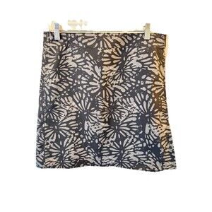 RipSkirt Hawaii Wrap Skirt Length 2 Size Medium Shibori Charcoal Gray Black